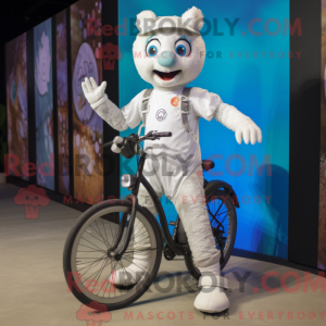 Mascot character of a White...