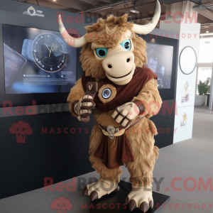 Personagem de máscara de um...