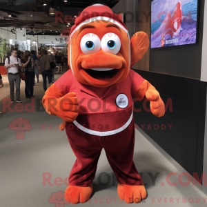 Personaje mascota de un pez...