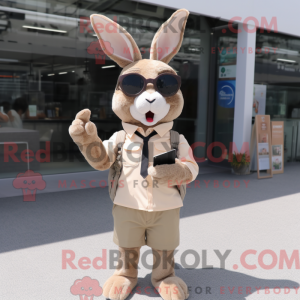 Mascottefiguur van een...