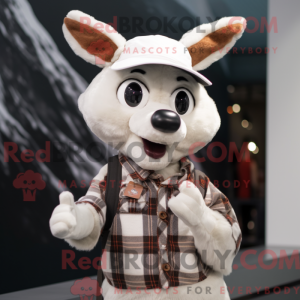 Mascot character of a White...