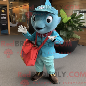 Mascot karakter van een...