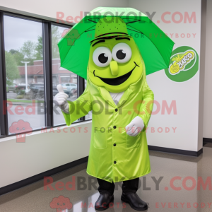 Mascot character of a Lime...