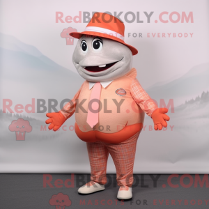Mascottefiguur van een...