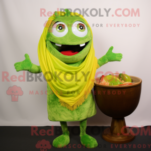 Mascot character of a Lime...