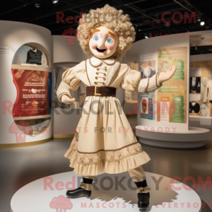 Mascottefiguur van een...