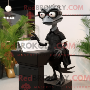 Mascot character of a Black...