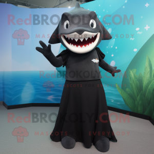 Black Shark maskot kostume...