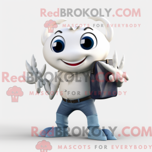 Mascot character of a White...