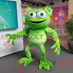 Mascot character of a Lime...