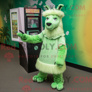 Mascottekarakter van een...