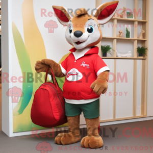 Mascot character of a Red...