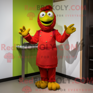 Maskot karakter af en...