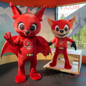 Mascot character of a Red...