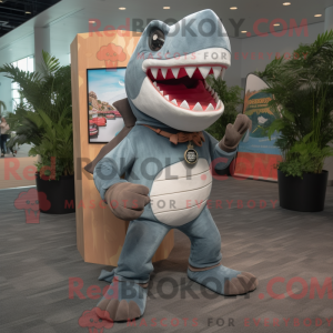 Mascot character of a Gray...