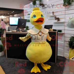 Mascottekarakter van een...