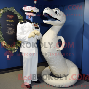Mascot character of a Navy...