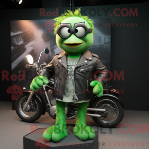 Mascot character of a Green...