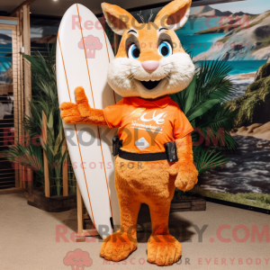 Mascot karakter van een...