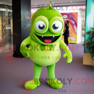 Mascot character of a Lime...