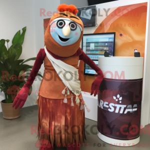 Personnage mascotte d un...