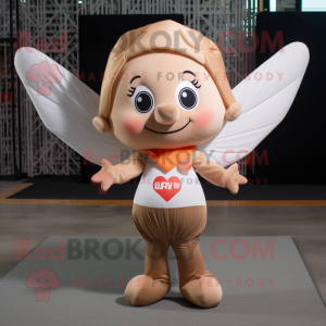 Tan Amor maskot kostume...