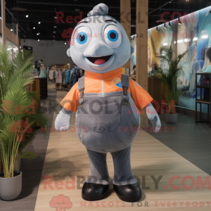 Mascot character of a Gray...