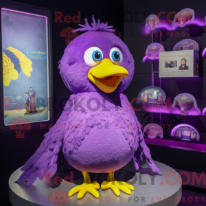 Postava maskota Purple...