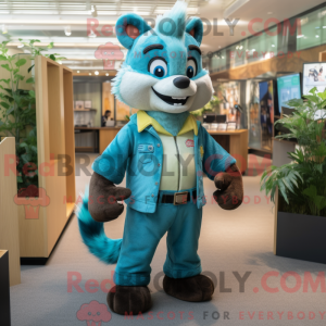 Mascot karakter van een...