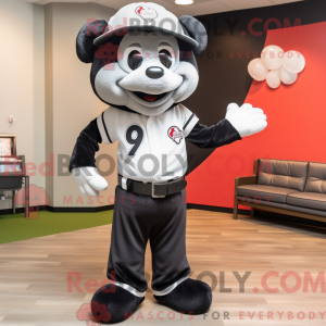 Mascot character of a Black...