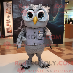 Mascot character of a Gray...