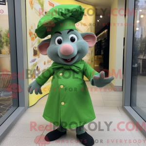 Mascot character of a Green...