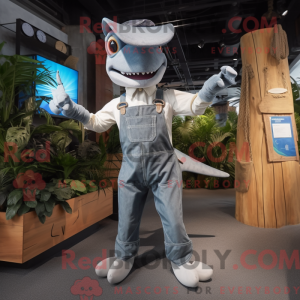 Mascot character of a Gray...