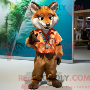 Mascot karakter van een...