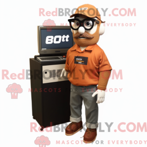 Mascot character of a Rust...