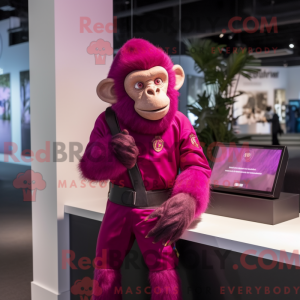 Mascot karakter van een...