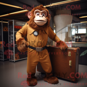 Mascot character of a Rust...