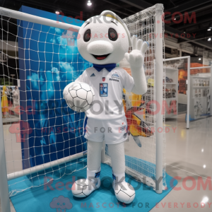 Mascot character of a White...