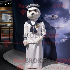 Mascot character of a White...