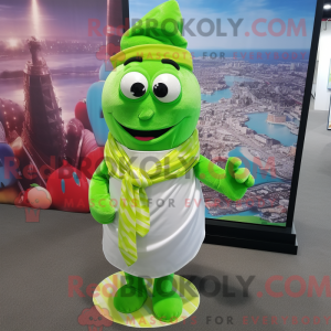 Mascot character of a Lime...
