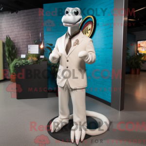 Mascot character of a White...