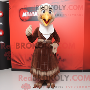 Mascottefiguur van een...