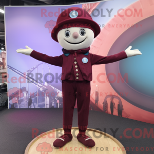Personagem de máscara de...