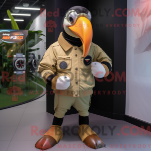 Mascot karakter van een...