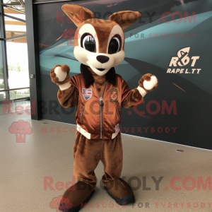 Mascot character of a Rust...