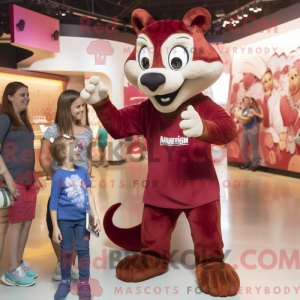 Mascot karakter van een...