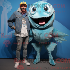 Mascot karakter van een...