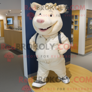 Maskot-karakter av en Cream...