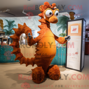 Mascot character of a Rust...