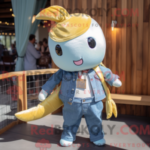 Mascottefiguur van een...